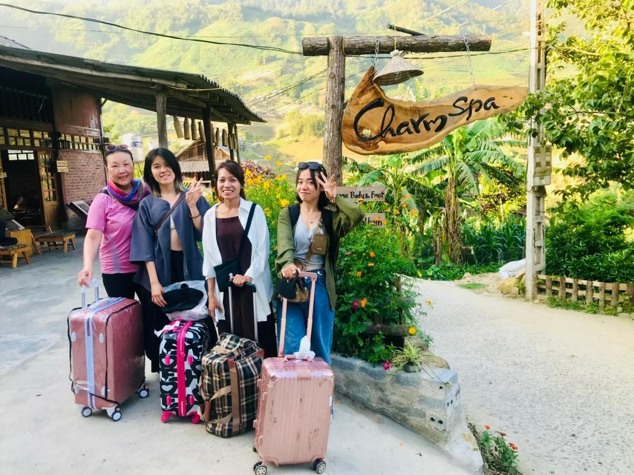 Charm Spa & Homestay Lao Tchay Eksteriør billede